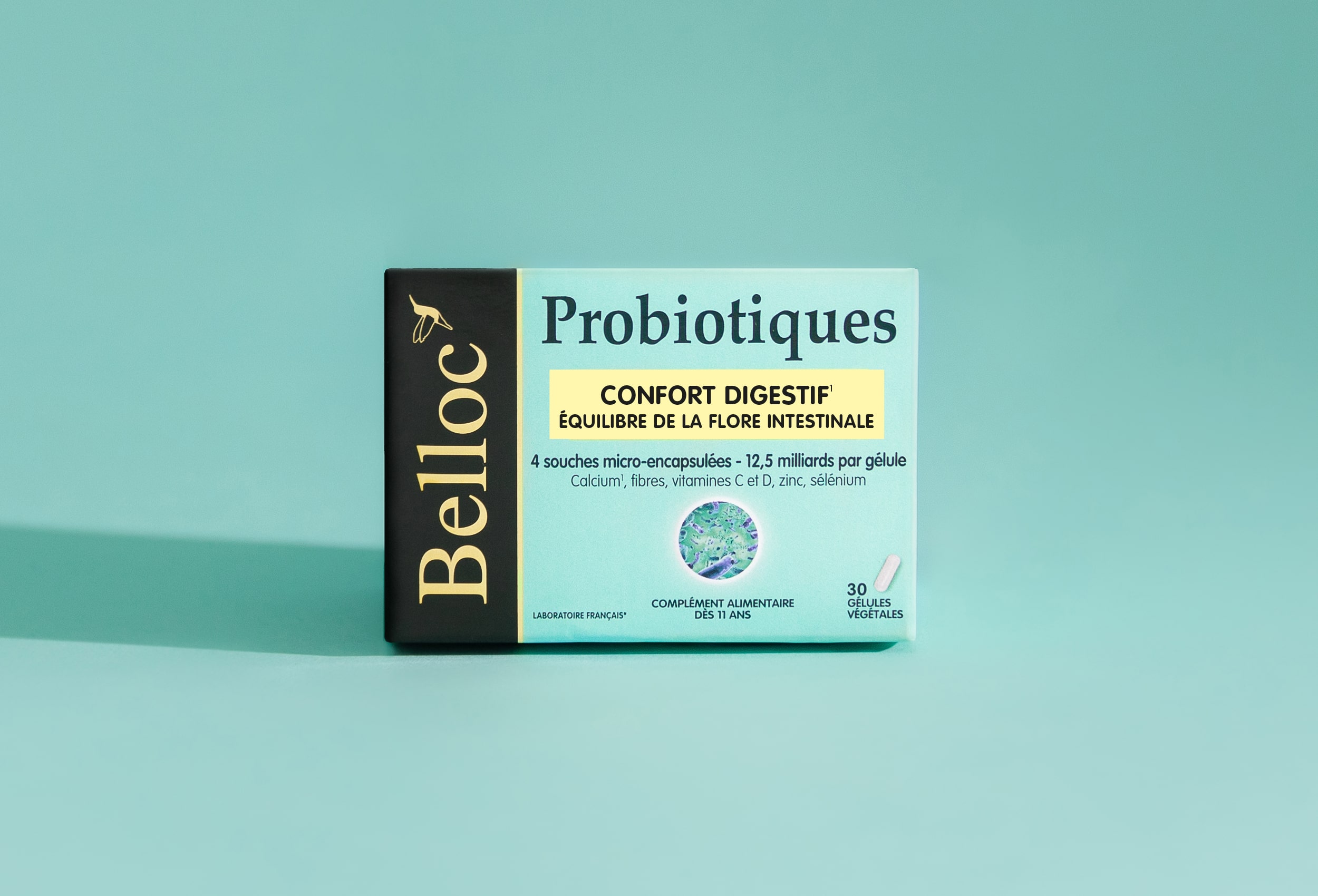 Packshot Belloc Probiotiques confort digestif